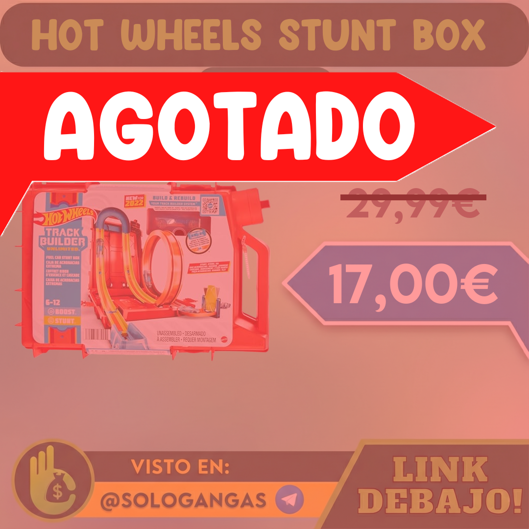 Hot Wheels Fuel Can Stunt Box Circuito