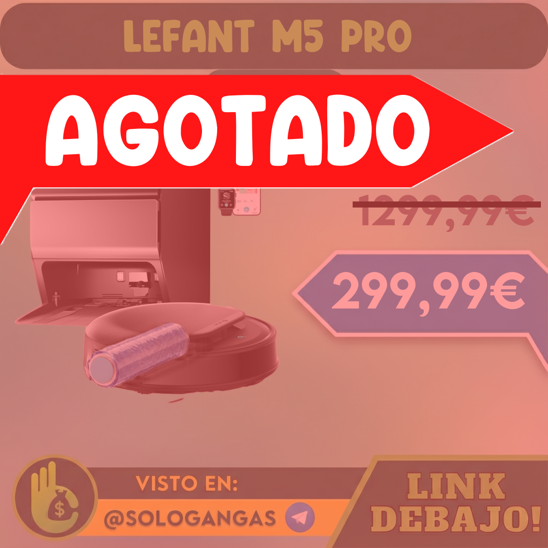Lefant M5 Pro Robot Aspirador Fregasuelos