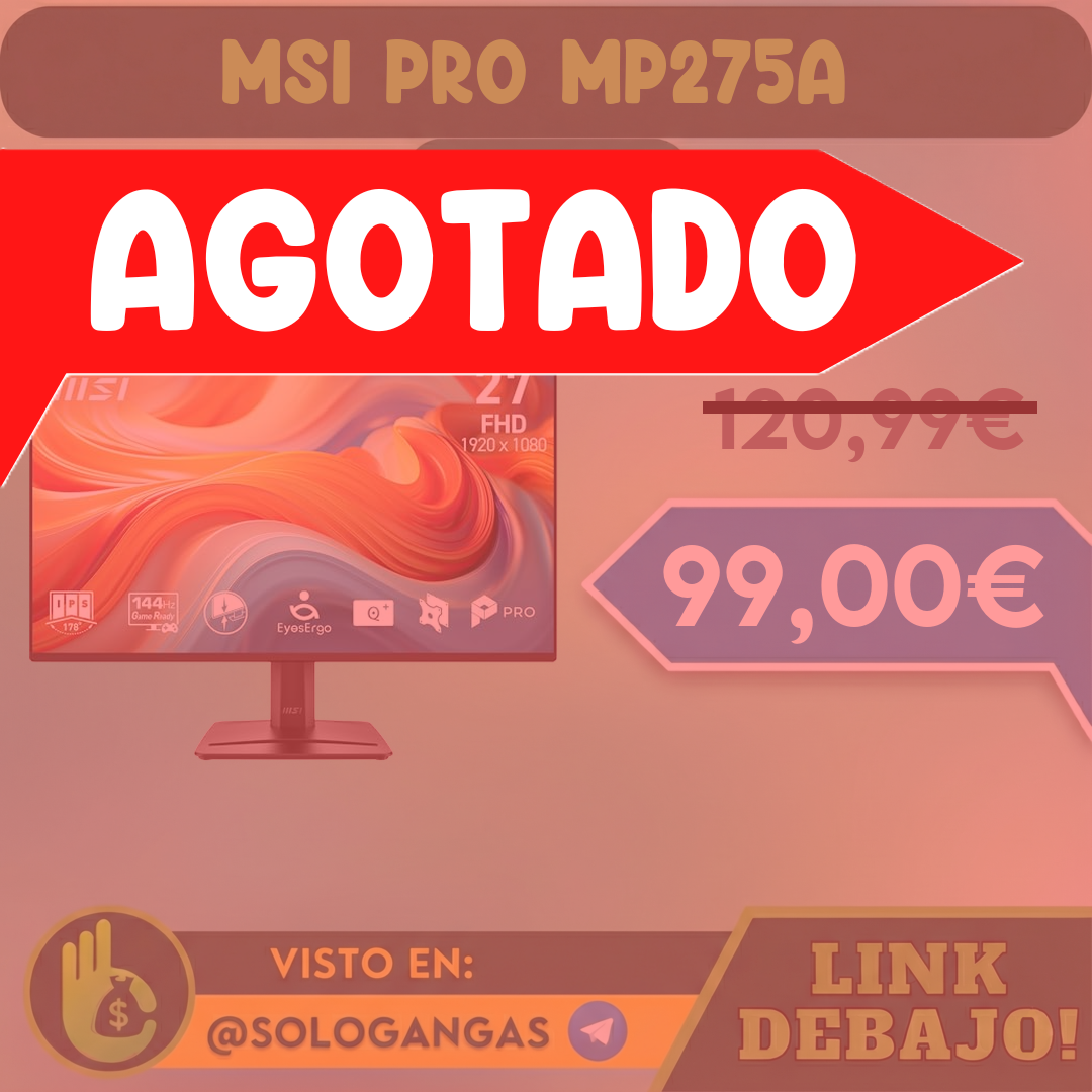 MSI Pro MP275A E14L Monitor 27" QHD 144Hz