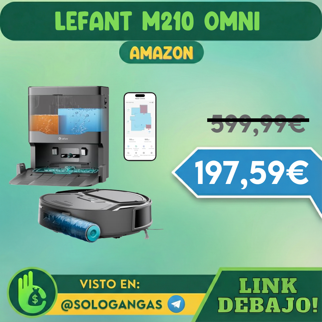 Lefant M210 Omni Robot Aspirador 20000Pa