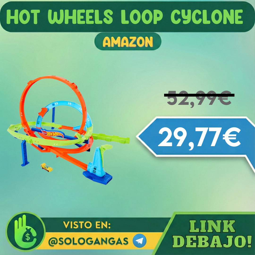 Hot Wheels Loop Cyclone Challenge Circuito