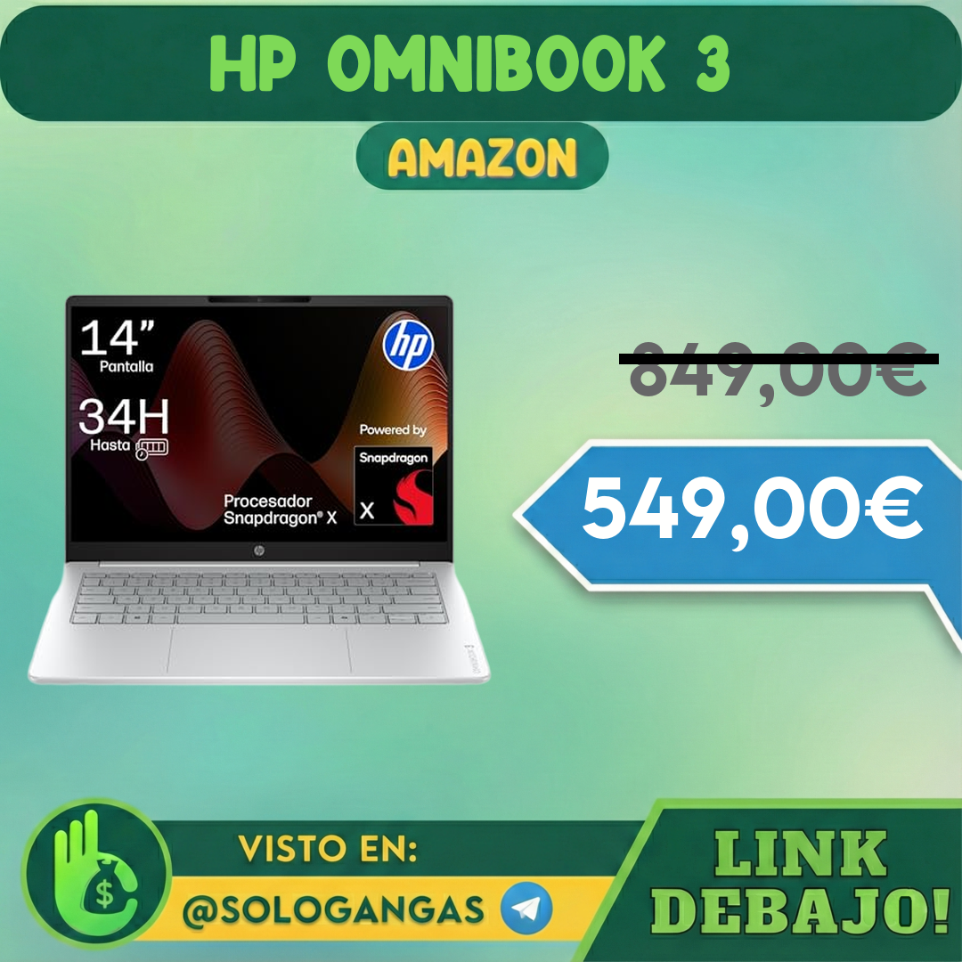 HP OmniBook 3 Portátil 14" WUXGA