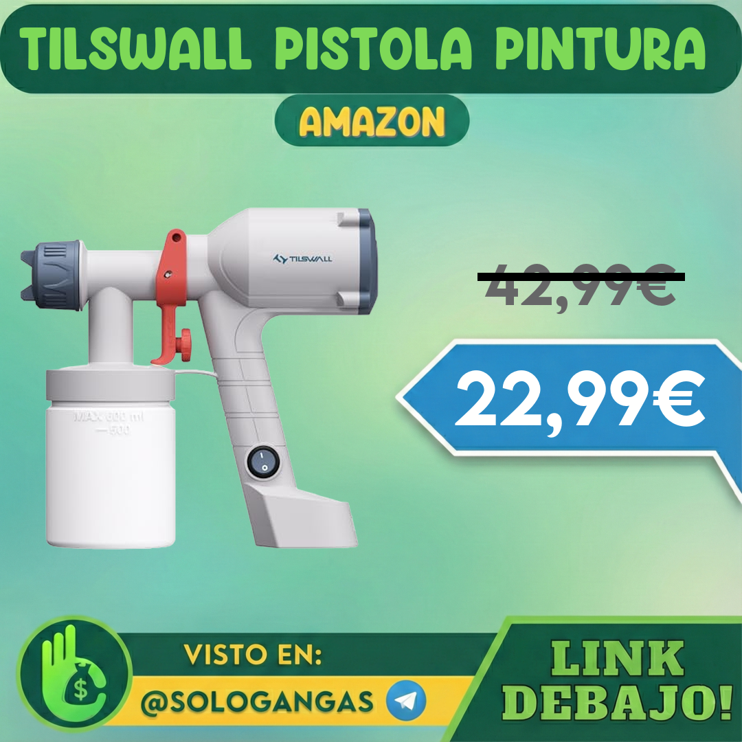Tilswall Dreamer 400AC Pistola de Pintura 600ml